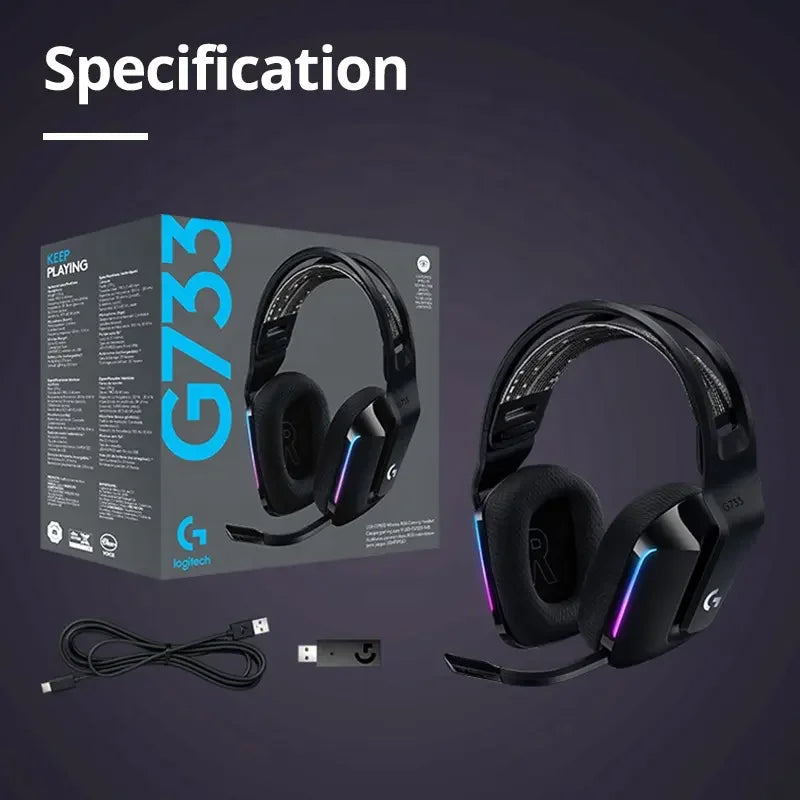 Casque Gaming Logitech G733 Sans Fil RGB