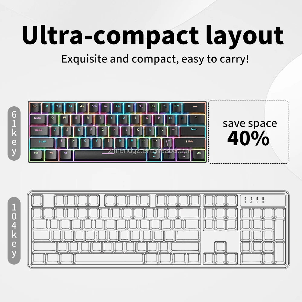 Clavier Gaming ZIFRIEND H61k