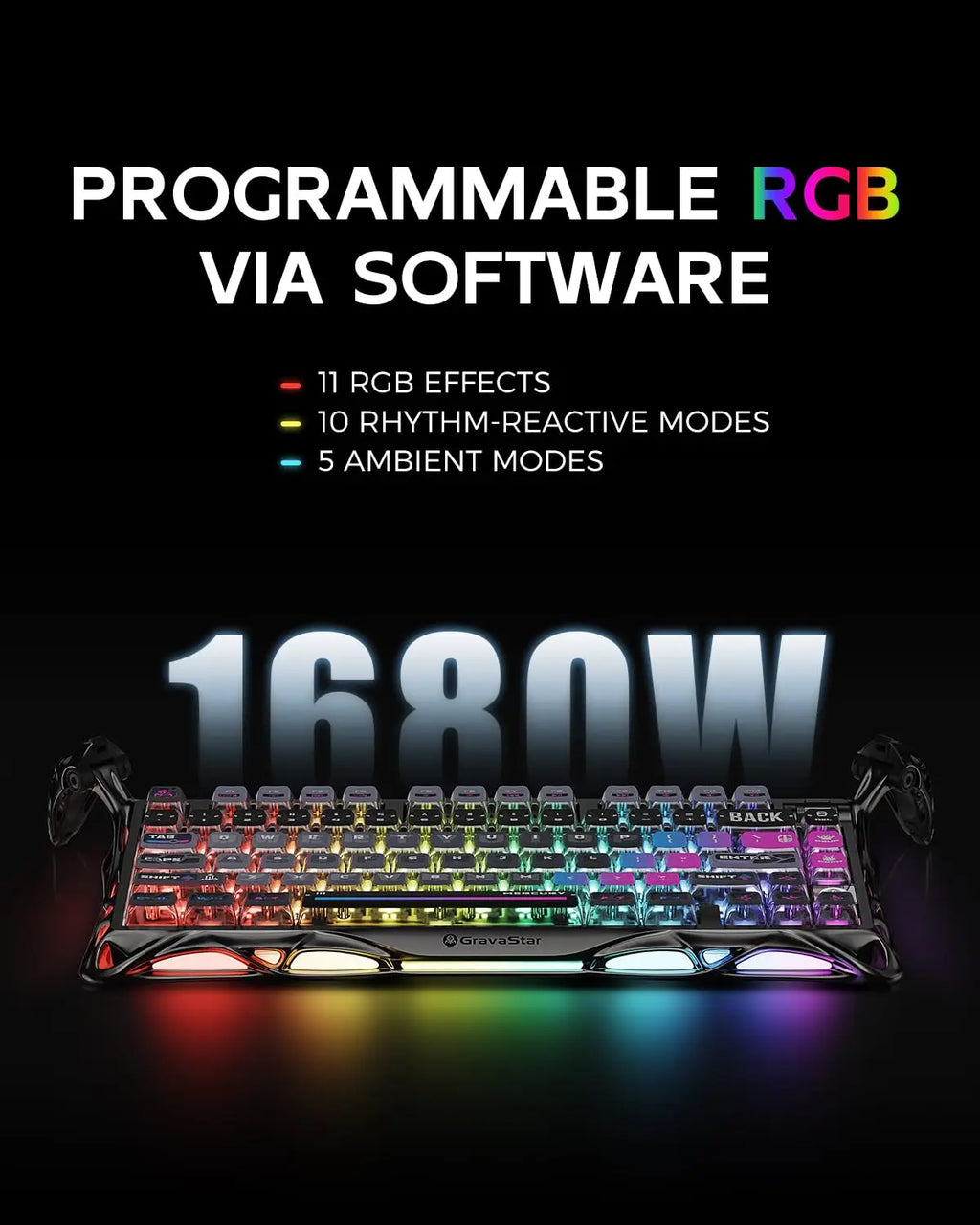 Clavier Gaming GravaStar Mercury K1 Pro